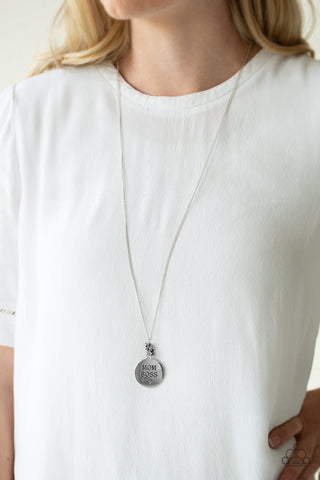 Mom Boss Silver Necklace