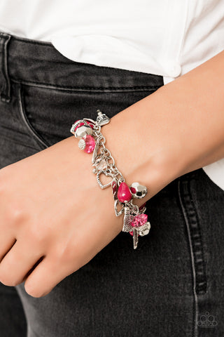 Paparazzi Accessories Completely Innocent Pink Bracelet