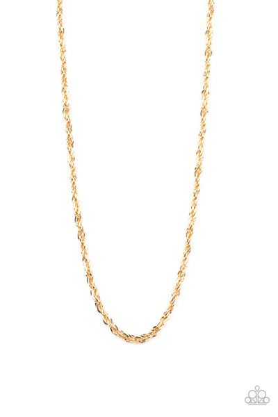 Paparazzi Instant Replay Gold Necklace