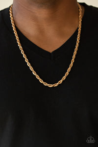 Paparazzi Instant Replay Gold Necklace