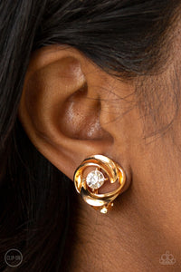 Girl Whirl Gold Earrings