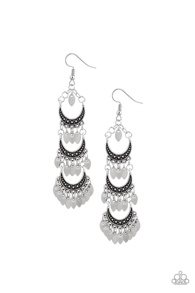 Take Your CHIME Silver Earrings