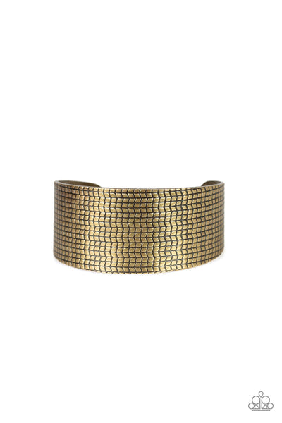 Texture Trailblazer Brass Bracelet