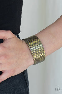 Texture Trailblazer Brass Bracelet