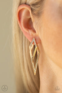 Point-BANK Gold Earrings