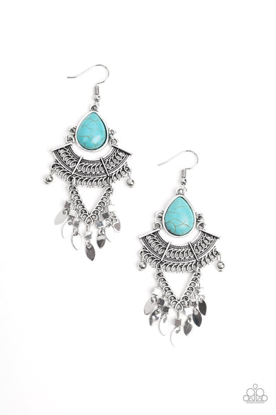 Vintage Vagabond Blue Earrings