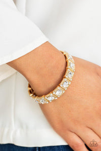 Paparazzi Accessories Blinged Out Gold Bracelet