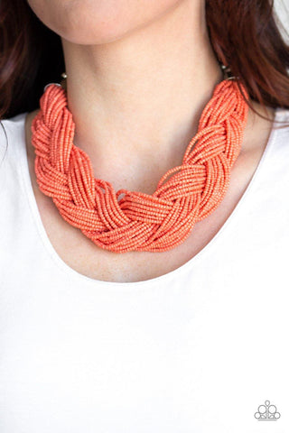 The Great Outback Orange Necklace - Nothin' But Jewelry by Mz. Netta