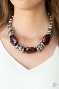 Paparazzi Colorfully Confident Red Necklace