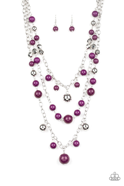 Paparazzi The Partygoer Purple Necklace