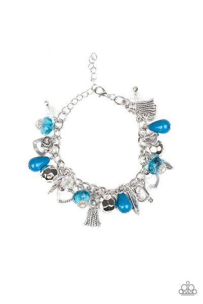Charmingly Romantic Blue Bracelet - Nothin' But Jewelry by Mz. Netta