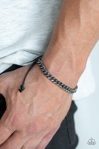 Hurrah Black Men's Bracelet - Nothin' But Jewelry by Mz. Netta