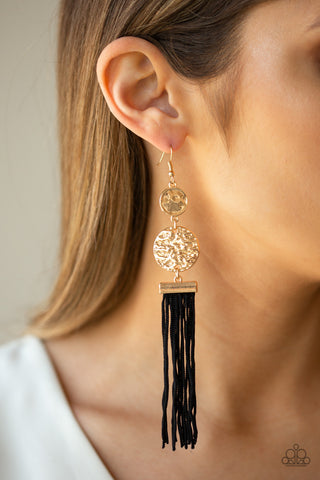 Lotus Gardens Gold Earrings