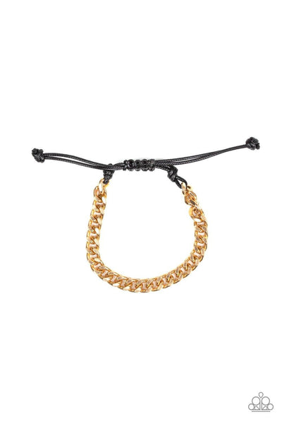 Rulebreaker Gold Men's Bracelet - Nothin' But Jewelry by Mz. Netta