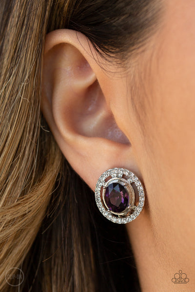 Cost A Fortune Purple Earrings