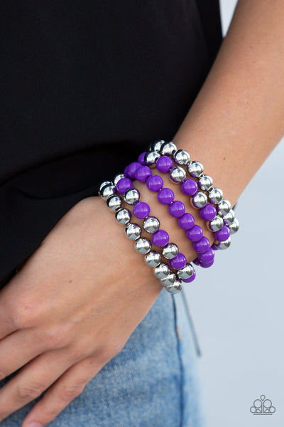 Paparazzi Pop-YOU-lar Culture Purple Bracelet