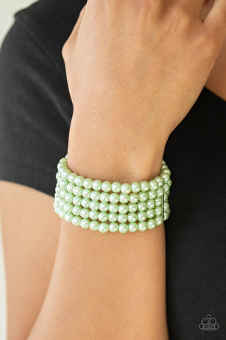 Pearl Bliss Green Bracelet