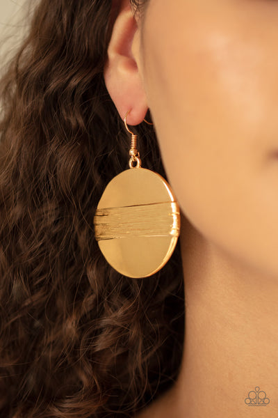 Ultra Uptown Gold Earrings