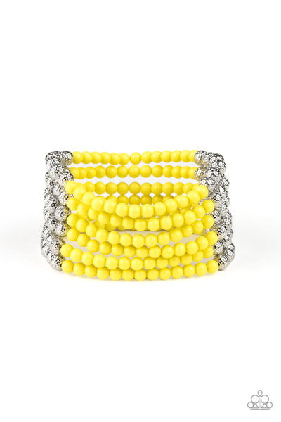 LAYER It On Thick Yellow Bracelet