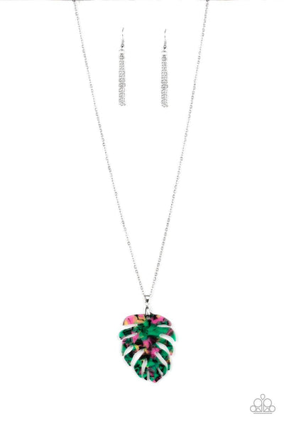 Prismatic Palms Green Necklace - Nothin' But Jewelry by Mz. Netta