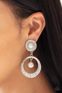 Royal Revival White Earrings - Nothin' But Jewelry by Mz. Netta