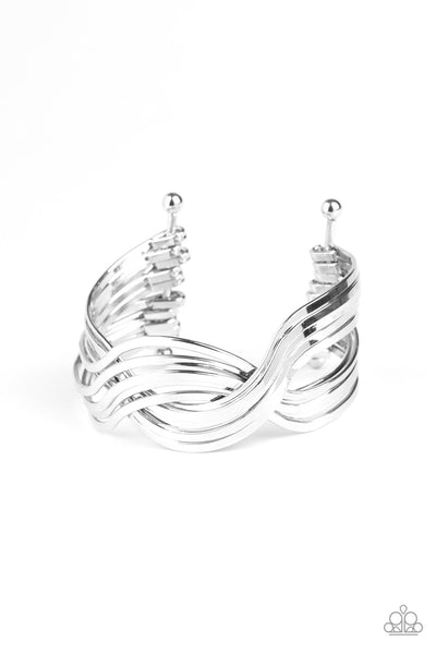 Curvaceous Curves Silver Bracelet