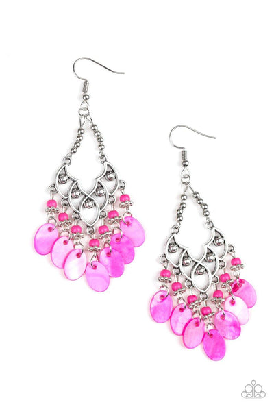 Shore Bait Pink Earrings - Nothin' But Jewelry by Mz. Netta