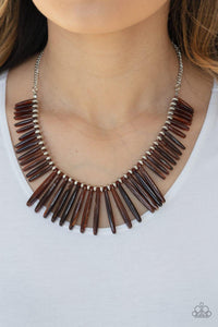 Out of My Element Brown Necklace - Nothin' But Jewelry by Mz. Netta