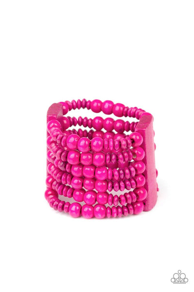 Paparazzi Accessories Don't Stop BELIZE-ing Pink Bracelet