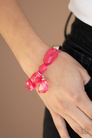 Paparazzi Accessories Gemstone Glamour Pink Bracelet