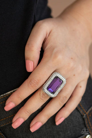 A Grand STATEMENT-MAKER Purple Ring - Nothin' But Jewelry by Mz. Netta