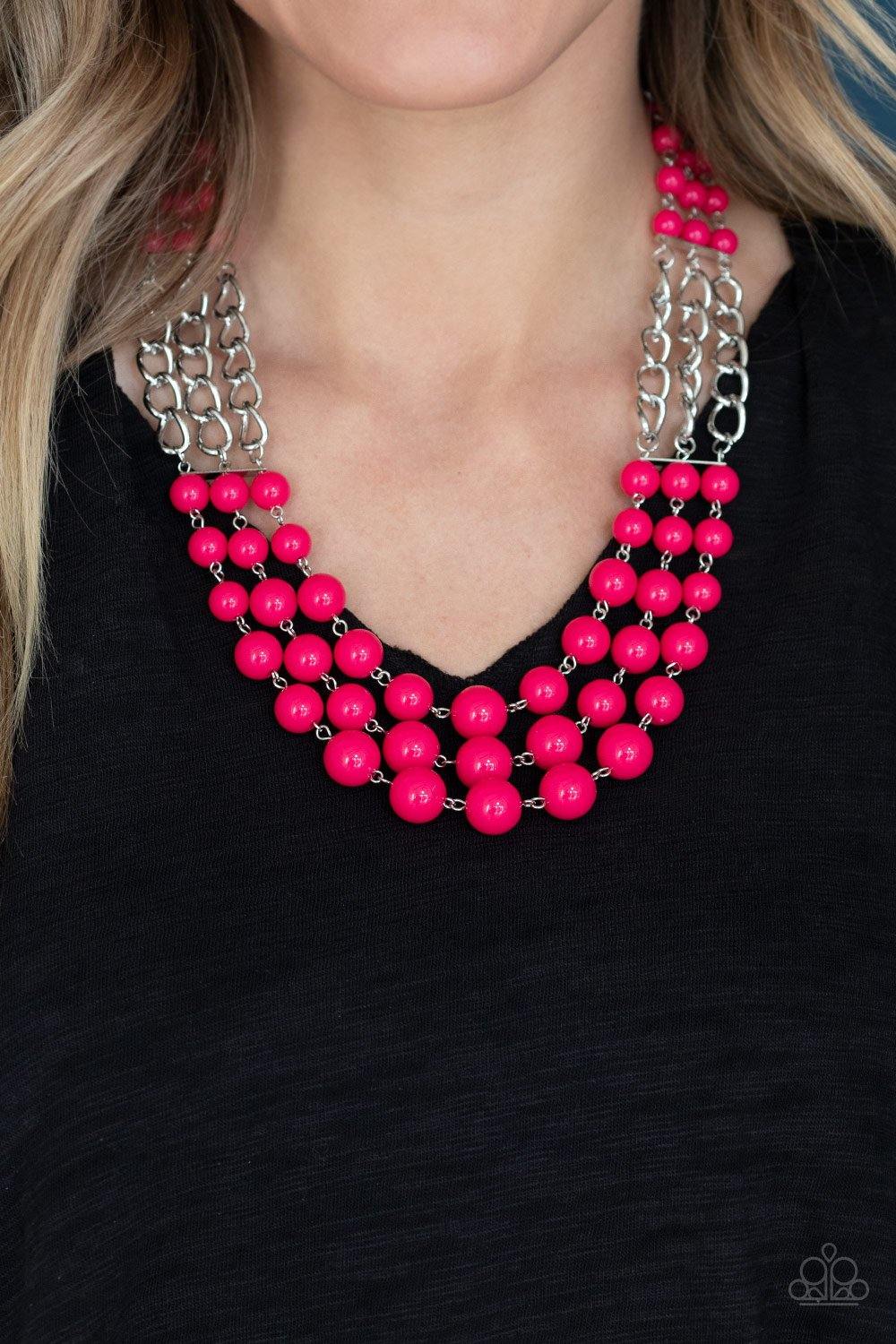 Paparazzi Accessories A La Vogue Pink Necklace