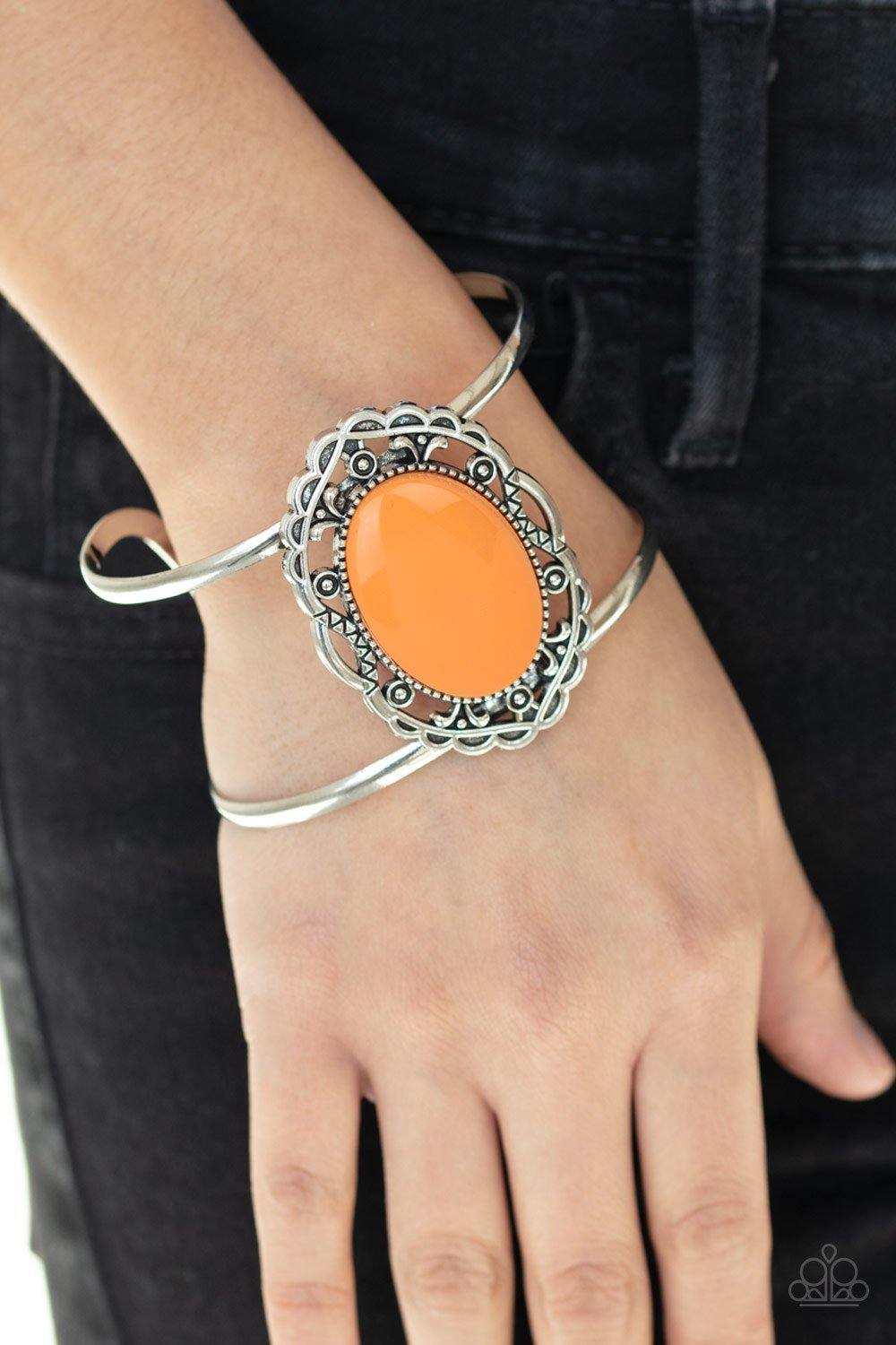 Vibrantly Vibrant Orange Bracelet - Nothin' But Jewelry by Mz. Netta