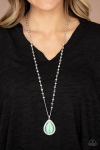 Fashion Flaunt Green Necklace - July 2020 Life Of The Party - Nothin' But Jewelry by Mz. Netta