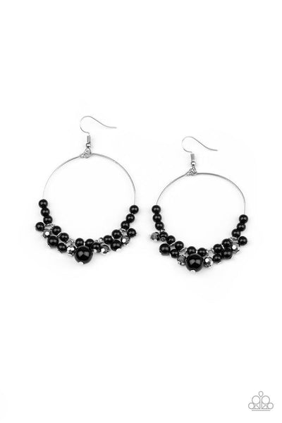 Effortless Effervescence Black Earrings - Nothin' But Jewelry by Mz. Netta