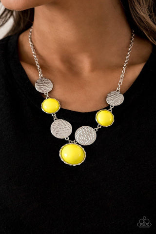 Bohemian Bombshell Yellow Necklace - Nothin' But Jewelry by Mz. Netta