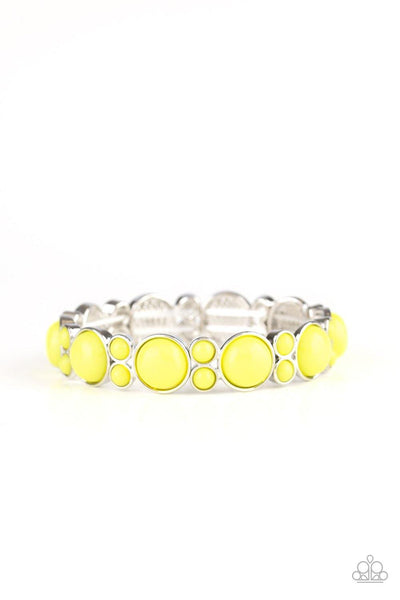 Bubbly Belle Yellow Bracelet - Nothin' But Jewelry by Mz. Netta