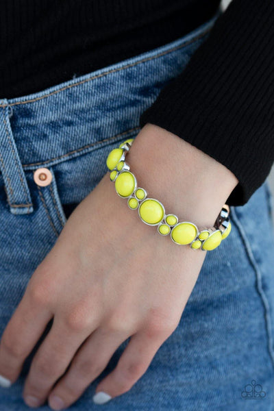 Bubbly Belle Yellow Bracelet - Nothin' But Jewelry by Mz. Netta