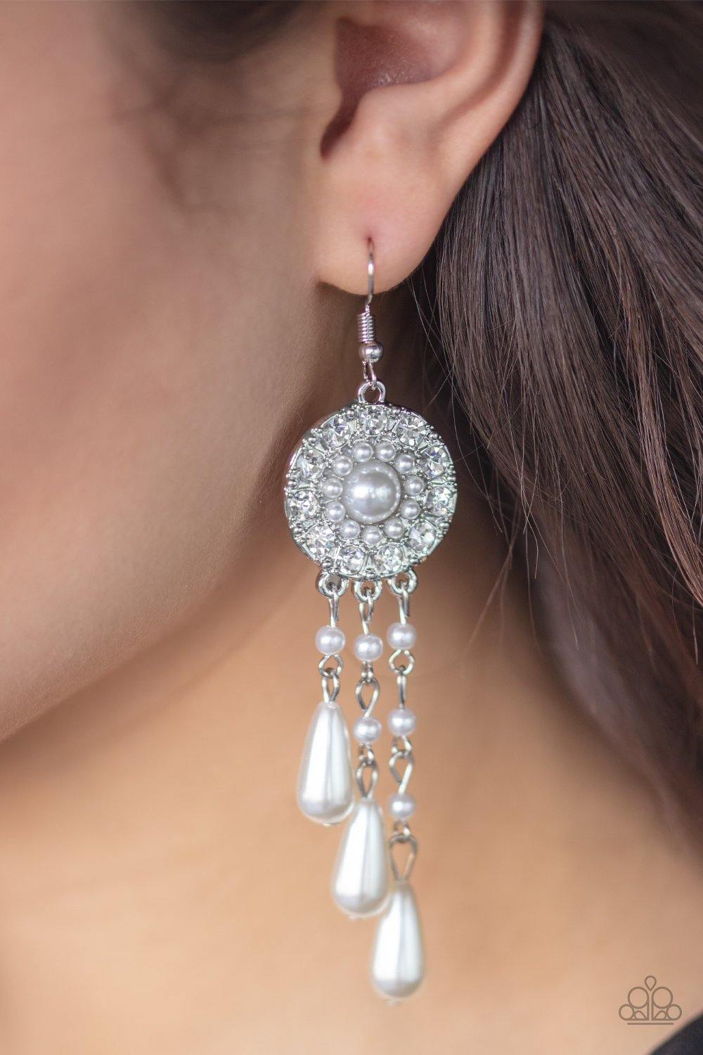 Dreams Can Come True White Earrings - Nothin' But Jewelry by Mz. Netta