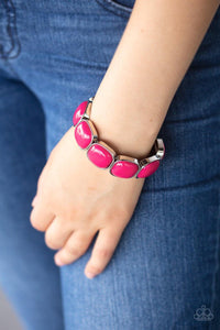 Paparazzi Accessories Vivacious Volume Pink Bracelet