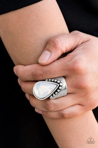 Opal Mist White Ring - Unwritten Preview - Nothin' But Jewelry by Mz. Netta