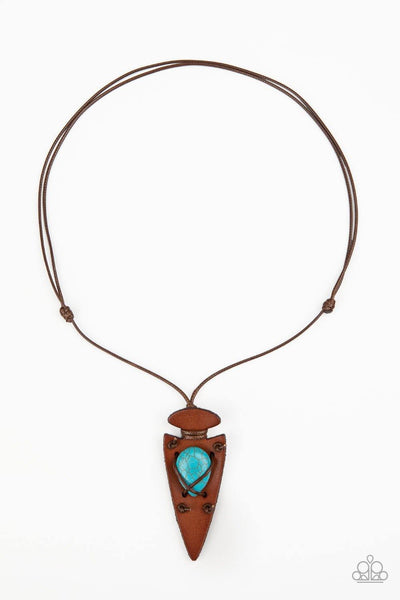 Hold Your ARROWHEAD Up High Blue Necklace - Unwritten Preview - Nothin' But Jewelry by Mz. Netta