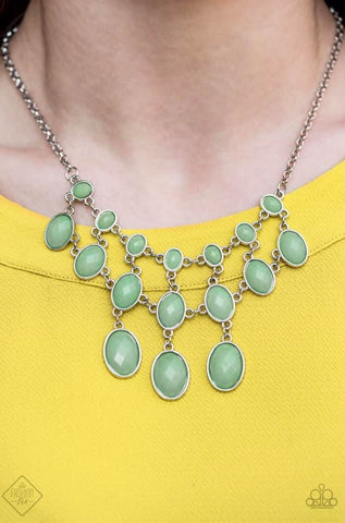 Mermaid Marmalade Green Necklace - May 2019 Glimpses Of Malibu Fashion Fix