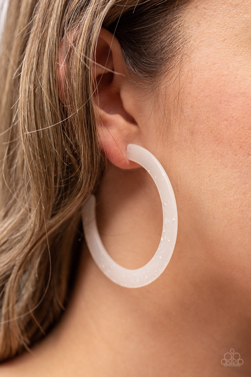 HAUTE Tamale White Earrings