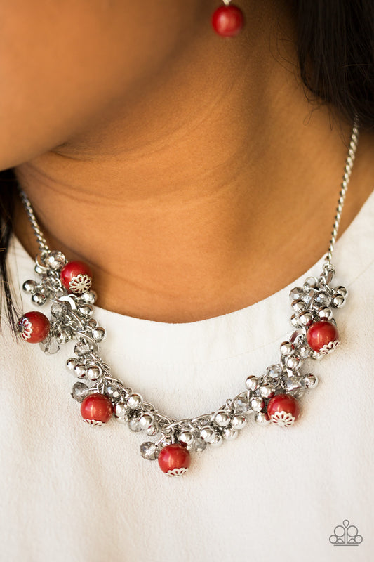 A Pop Of Posh Red Necklace