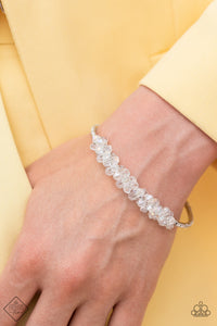 BAUBLY Personality White Bracelet - August 2022 Fiercely 5th Avenue