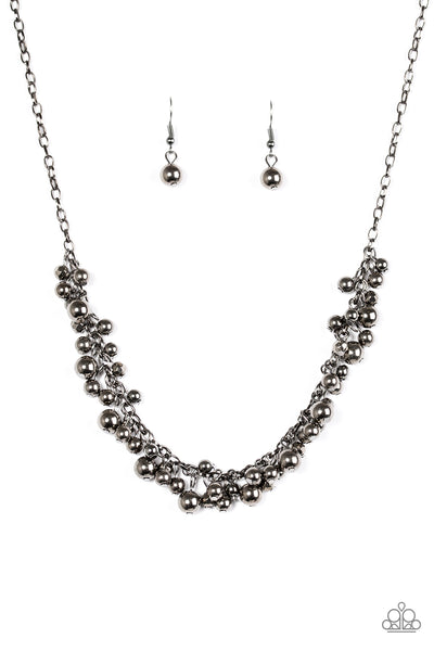 Belle Of The Ball Black Necklace/She's A Baller Black Bracelet