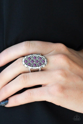 Cactus Garden Purple Ring - Nothin' But Jewelry by Mz. Netta