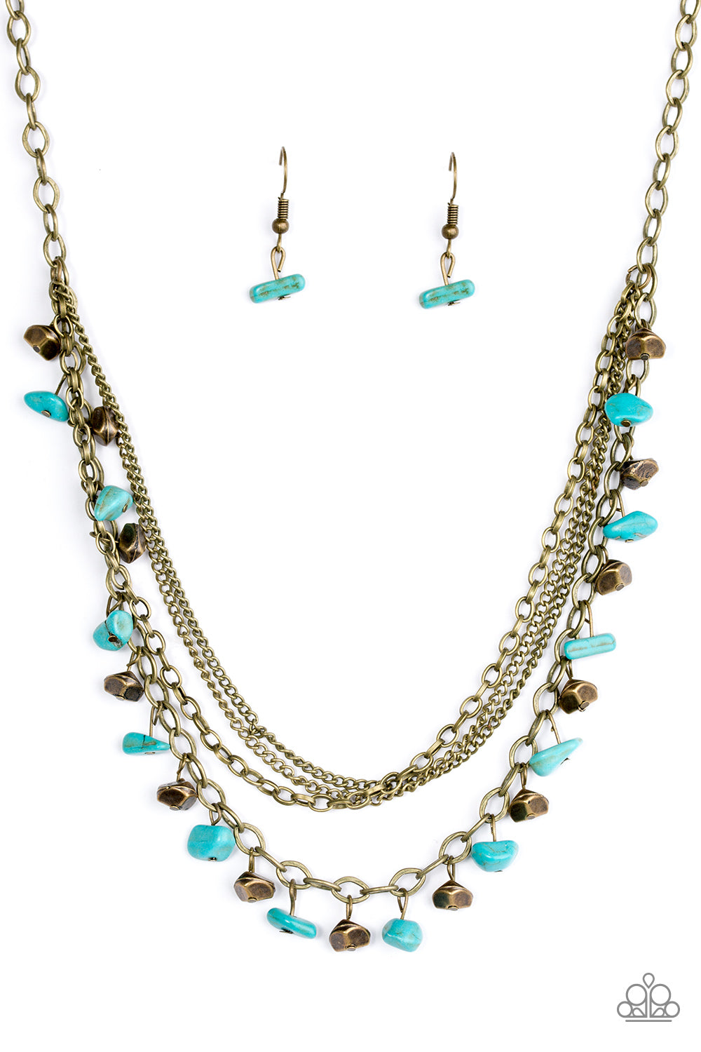 Colorful Cliffs Brass Bracelet