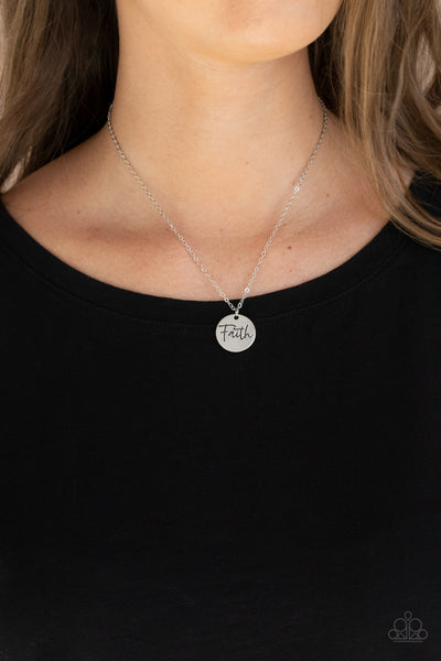 Choose Faith Silver Necklace